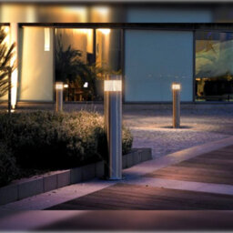 Long Life Lamps Company Modern Stainless Steel Led 12 Volt Bollard Garden Post Light Zlc046 - thumbnail 6