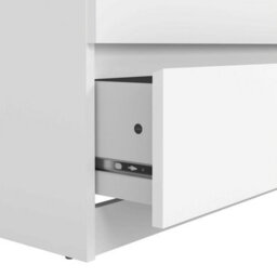 Wyld Haus Budapest Wide White Chest Of Drawers 6-Drawer Laminated Wood - thumbnail 7