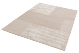 White Viscose , Wool Easy To Clean Geometric Handmade , Luxurious , Modern , Wool Rug For Living Room, Bedroom - 200Cm X 290Cm - thumbnail 3