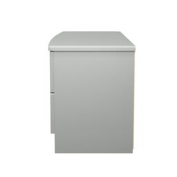 Rovigo Ready Assembled Gloss Dusk Grey 4 Drawer Chest (H)1118mm (W)502mm (D)414mm - thumbnail 6