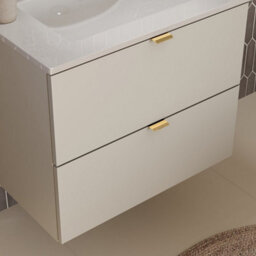 Heze Furniture Dalia Bathroom Cabinet 120Cm With 2 Drawers And Basin In Cashmere - thumbnail 5
