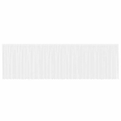 Berkfield Modern Curtains With Curtains Floral White Polyester