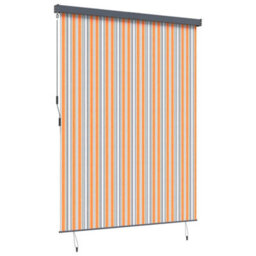 Berkfield Outdoor Roller Blind Manual Yellow And Blue 220 X 250 Cm Fabric - thumbnail 6