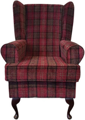 Ortho Chair Lana Tartan Claret