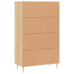Berkfield Highboard Sonoma Oak 69.5X31X115 Cm Engineered Wood - thumbnail 8