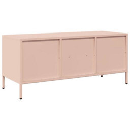 Berkfield Industrial Tv Cabinet Pink 101.5X39X43.5 Cm Cold-Rolled Steel - thumbnail 7