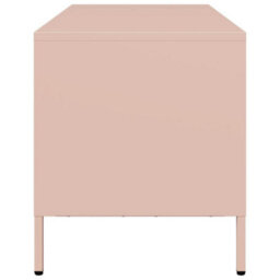 Berkfield Industrial Tv Cabinet Pink 101.5X39X43.5 Cm Cold-Rolled Steel - thumbnail 6