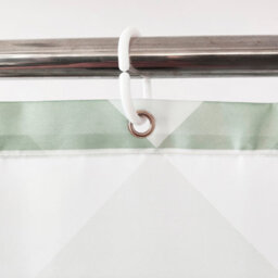 Neel Blue Shower Curtain Polyester Fabric Bathroom Curtain With 12 Curtain Hook Water-Resistant Bath Curtain 180 X 180Cm - thumbnail 2