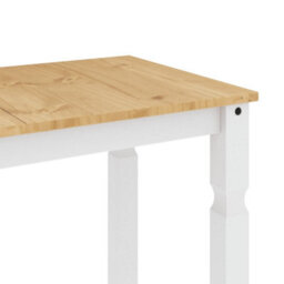 Berkfield Dining Table Corona White 180X90X75 Cm Solid Wood Pine - thumbnail 7