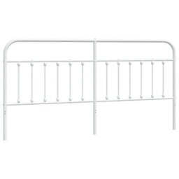 Berkfield Metal Headboard White 200 Cm - thumbnail 2