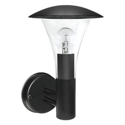 Long Life Lamps Company Outdoor Garden Black Finish Stainless Steel Security Wall Light Ip44 Zlc049 - image 1