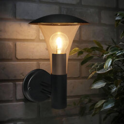 Long Life Lamps Company Outdoor Garden Black Finish Stainless Steel Security Wall Light Ip44 Zlc049 - thumbnail 7