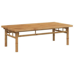 Berkfield Coffee Table 110X55X35 Cm Bamboo - thumbnail 5