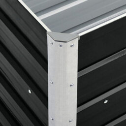 Walplus Garden Raised Bed Galvanised Steel 240X40X77 Cm Anthracite - thumbnail 6