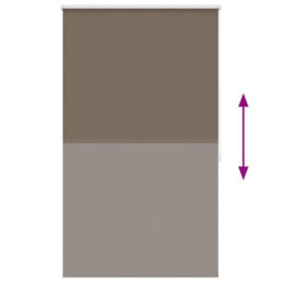 Walplus Coffee Blackout Roller Blind 80 X 175 Cm - Complete Light Blocking Window Shade - thumbnail 9