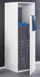 Vcm Bathroom Furniture High Cabinet Dreso White H. 110 X W. 40 X D. 39 Cm - thumbnail 2