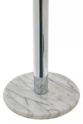Orsina Elegant Design Chrome Large Toilet Roll Holder, Stable Toilet Holder, Sturdy Roll Holder With Marble Base - thumbnail 4