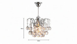Modern Chandelier Ceiling Light Shades Acrylic Crystal Pendant Lampshade - thumbnail 2