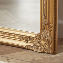 The Online Mirror Shop Leaner Mirror Highbury Bevelled Edge Glass Rectangle Full Length With Antique Gold Frame- H 165Cm X W 74Cm For Hanging In Bedroom - thumbnail 3