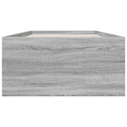 Berkfield Bed Frame Without Mattress Grey Sonoma 100X200 Cm - thumbnail 4