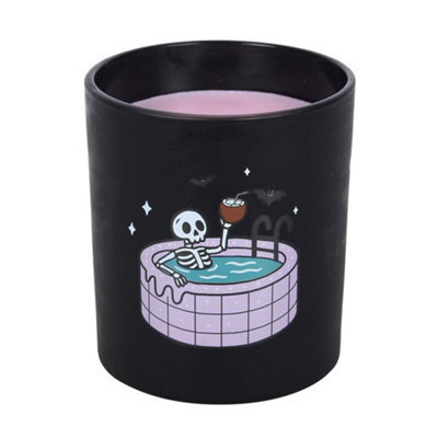 Something Different Coconut & Coffins Scented Candle Black/white (One Size) - image 1