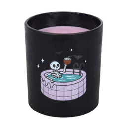 Something Different Coconut & Coffins Scented Candle Black/white (One Size)