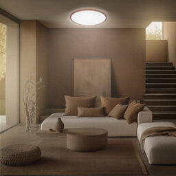 Briloner Slim Led Panel Ceiling Light Living Room Neutral White Starry Sky Effect 37,5Cm, 22W, 3000Lm - thumbnail 5