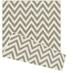 The Rugs Duo Weave Collection Outdoor Rugs In Zigzag Design - thumbnail 3