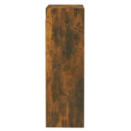 Berkfield Tv Cabinet Smoked Oak 30.5X30X90 Cm Engineered Wood - thumbnail 4