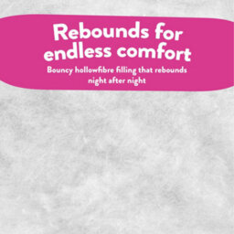 Hollowfibre 3Cm Rebound Mattress Topper - thumbnail 8