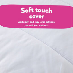 Hollowfibre 3Cm Rebound Mattress Topper - thumbnail 7