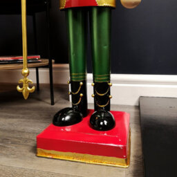 Samuel Alexander 80Cm Light Up Christmas Nutcracker Soldier Decoration With Leds - thumbnail 6