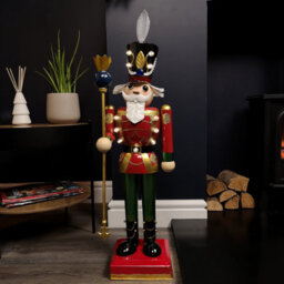 Samuel Alexander 80Cm Light Up Christmas Nutcracker Soldier Decoration With Leds - thumbnail 9