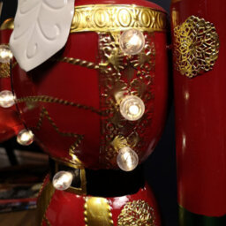Samuel Alexander 80Cm Light Up Christmas Nutcracker Soldier Decoration With Leds - thumbnail 5