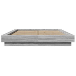 Berkfield Bed Frame Without Mattress Grey Sonoma 120X190 Cm Small Double - thumbnail 4