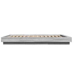 Berkfield Bed Frame Without Mattress Grey Sonoma 120X190 Cm Small Double - thumbnail 5
