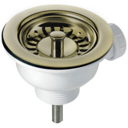 London Sink Company Butler 795 2-Bowl Matt Bronze Ceramic Sit-On Kitchen Sink With Waste - thumbnail 7
