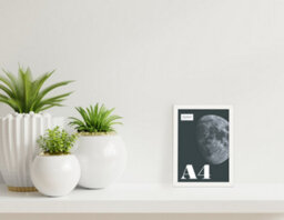 A4 White Picture Frame Fits A4 (21 X 29.7Cm - 8.3 X 11.7In) Poster, Photo, Artwork, Or Print. - thumbnail 4