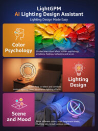 Lepro Tb1 Ai Smart Table Lamp, Music Sync, Colour Changing, Works With Alexa & Google Assistant, Bluetooth Or 2.4Ghz Wifi - thumbnail 3