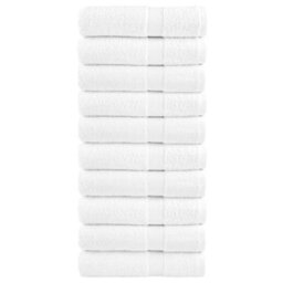 Berkfield Premium Hand Towels Solund 10Pcs White 50X100Cm 600Gsm