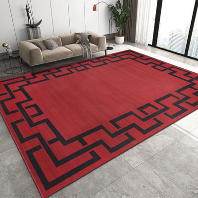 Oxford Homeware Printed Rug, Non-Slip Pets Friendly, Living Room Rugs And Bedroom Rugs, (Lexi, 200X290Cm) - image 1