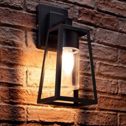 Auraglow Outdoor Glass Vintage Wall Light E27 - Blisworth - Cool White (6500K) - thumbnail 2