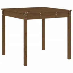 Berkfield 3 Piece Garden Bistro Set Honey Brown Solid Wood Pine - thumbnail 6