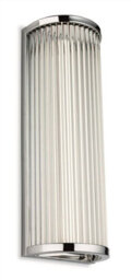 Luminosa Lighting Luminosa Jewel Integrated Led Bathroom Flush Wall Light Chrome With Clear Glass Rods Ip44
