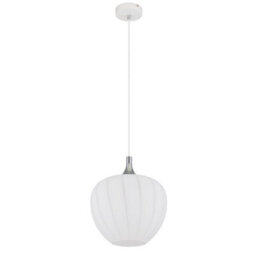 Luminosa Lighting Luminosa Maxy 29Cm Dome Pendant Ceiling Light White Matt Opal Glass Shade 1X E27 - thumbnail 2