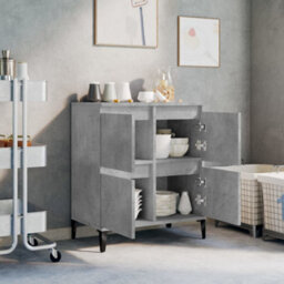 Berkfield Classic Sideboard Concrete Grey 60X35X70 Cm Engineered Wood - thumbnail 3
