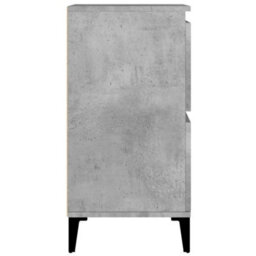 Berkfield Classic Sideboard Concrete Grey 60X35X70 Cm Engineered Wood - thumbnail 7