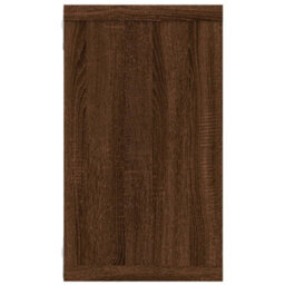 Berkfield Wall Cube Shelves 2 Pcs Brown Oak 80X15X26.5 Cm Engineered Wood - thumbnail 7
