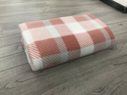 Velosso Cosy Fleece Soft Touch Brown Blanket - Warm Bedding Winter Blanket With Modern Plaid Printed, Size 127Cmx152Cm - Blush Pink