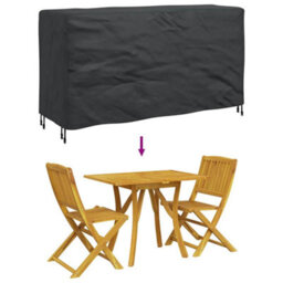 Walplus Outdoor Furniture Cover Black 180 X 70 X 90 Cm 210D - thumbnail 9